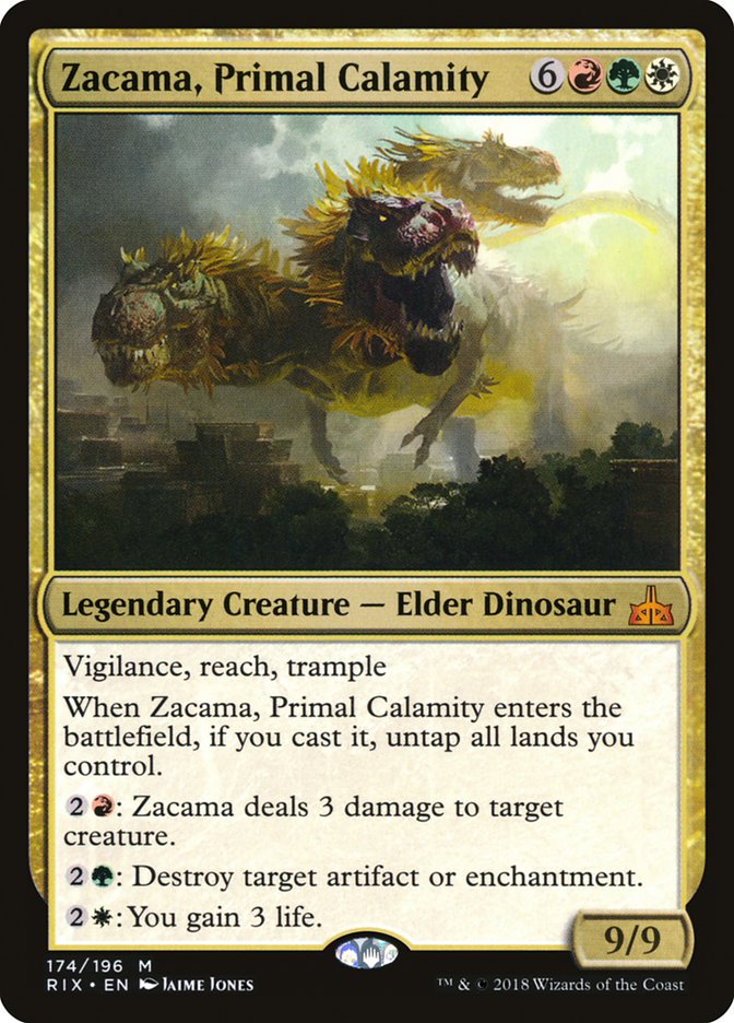 Zacama, Primal Calamity [Rivals of Ixalan] - Magic: The Gathering - Card Brawlers | Quebec | Canada |