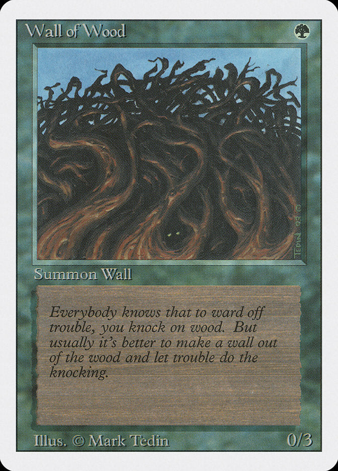 Wall of Wood [Revised Edition] - Magic: The Gathering - Card Brawlers | Quebec | Canada |
