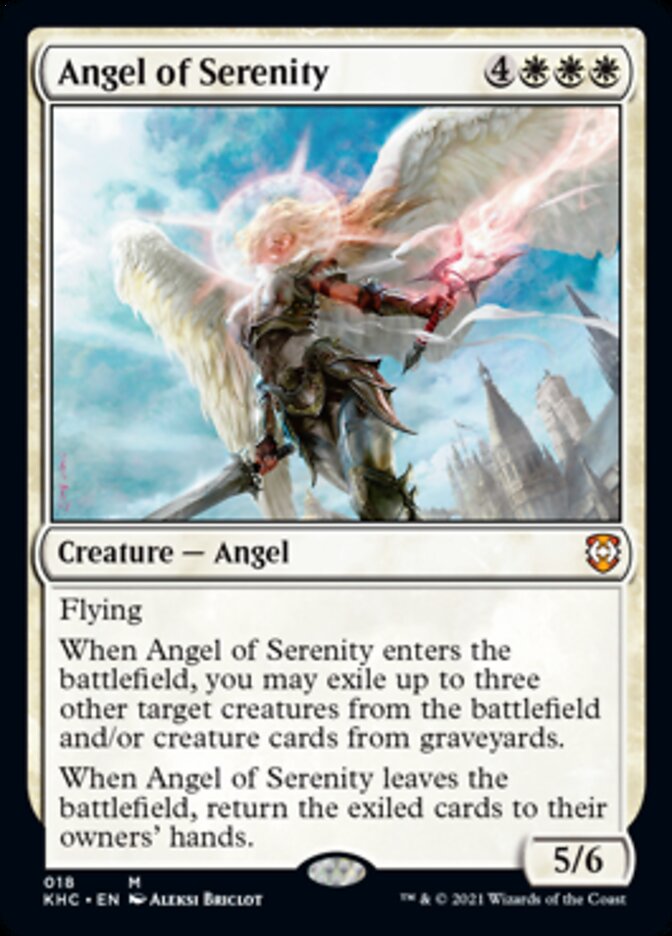Angel of Serenity [Kaldheim Commander] - Magic: The Gathering - Card Brawlers | Quebec | Canada |