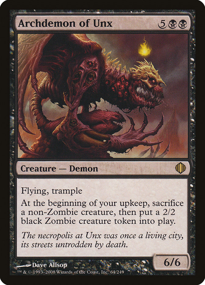 Archdemon of Unx [Shards of Alara] - Magic: The Gathering - Card Brawlers | Quebec | Canada |