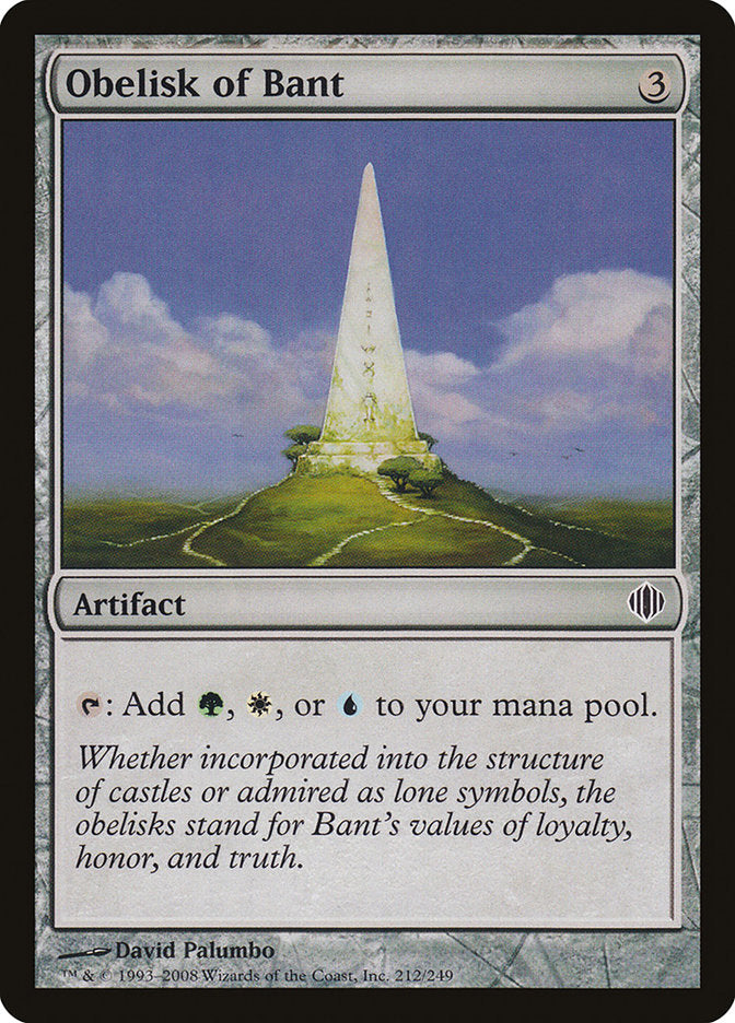 Obelisk of Bant [Shards of Alara] - Magic: The Gathering - Card Brawlers | Quebec | Canada |