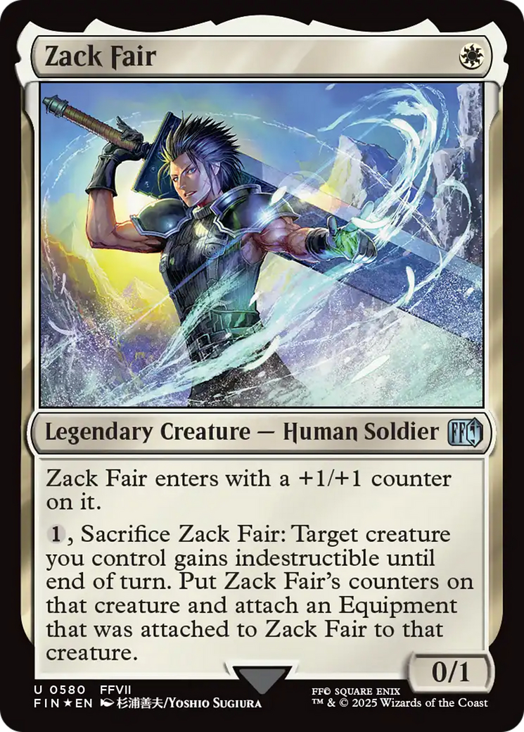Zack Fair (Surge Foil) [FINAL FANTASY] - Magic: The Gathering - Card Brawlers | Quebec | Canada |