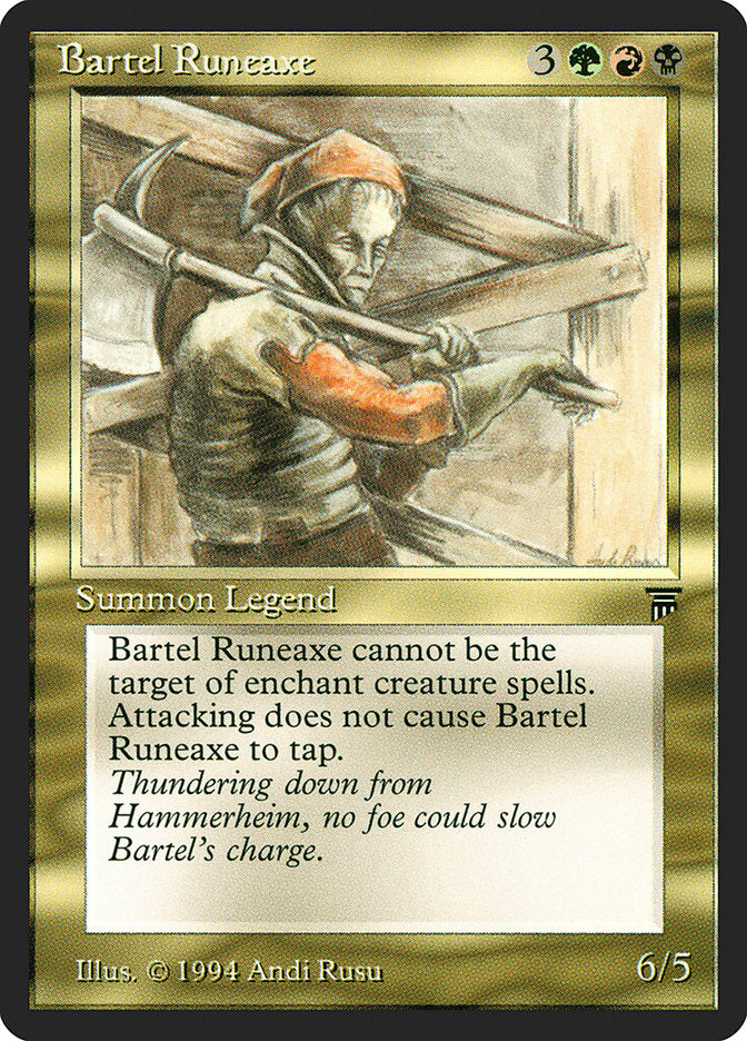 Bartel Runeaxe [Legends] - Magic: The Gathering - Card Brawlers | Quebec | Canada |