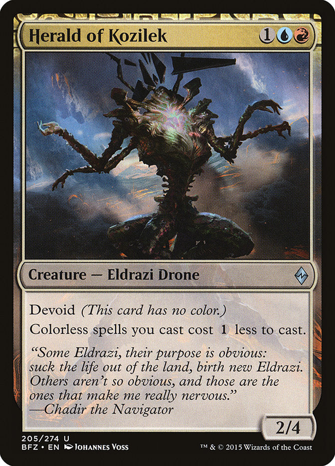 Herald of Kozilek [Battle for Zendikar] - Magic: The Gathering - Card Brawlers | Quebec | Canada |