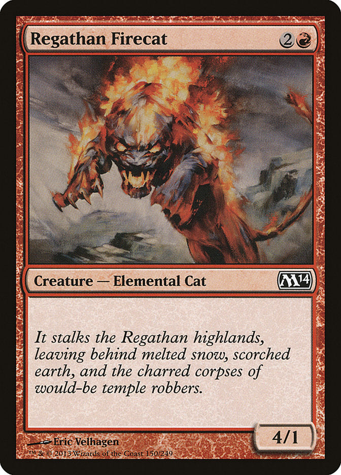 Regathan Firecat [Magic 2014] - Magic: The Gathering - Card Brawlers | Quebec | Canada |
