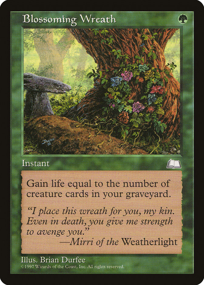 Blossoming Wreath [Weatherlight] - Magic: The Gathering - Card Brawlers | Quebec | Canada |