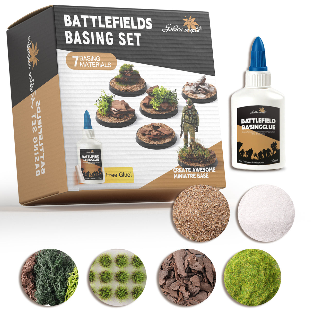 Golden Maple - Basing  Kit - Terrain Kit for Dioramas & Wargaming