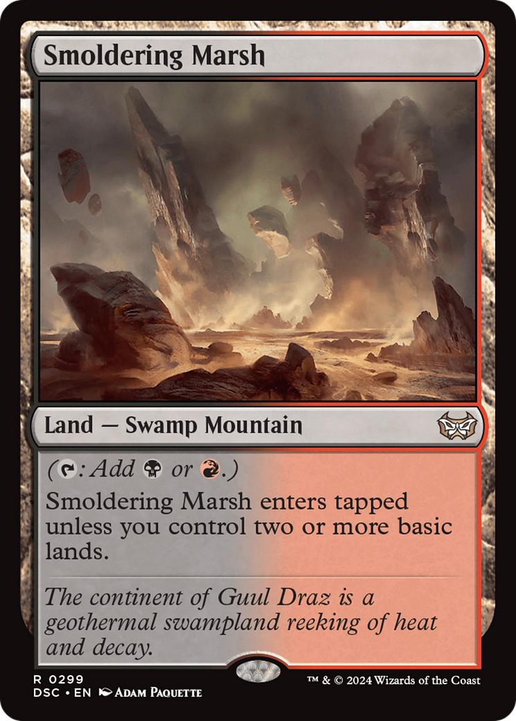 Smoldering Marsh [Duskmourn: House of Horror Commander] - Magic: The Gathering - Card Brawlers | Quebec | Canada |