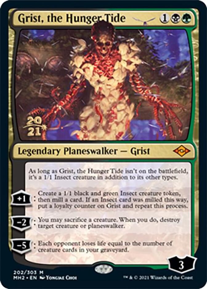 Grist, the Hunger Tide [Modern Horizons 2 Prerelease Promos] - Magic: The Gathering - Card Brawlers | Quebec | Canada |
