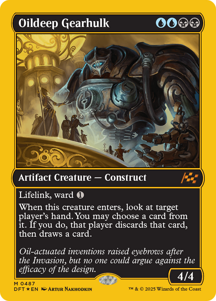 Oildeep Gearhulk (First-Place Foil) [Aetherdrift] - Magic: The Gathering - Card Brawlers | Quebec | Canada |