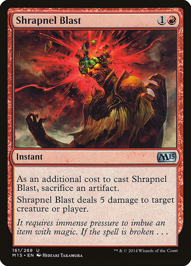 Shrapnel Blast [Magic 2015] - Magic: The Gathering - Card Brawlers | Quebec | Canada |