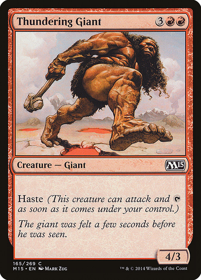 Thundering Giant [Magic 2015] - Magic: The Gathering - Card Brawlers | Quebec | Canada |