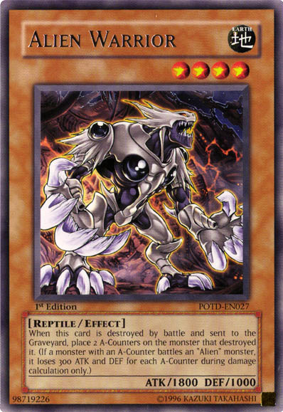Alien Warrior [POTD-EN027] Rare - Yu-Gi-Oh! - Card Brawlers | Quebec | Canada |