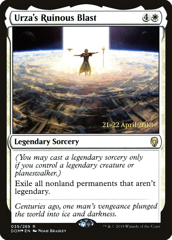 Urza's Ruinous Blast [Dominaria Prerelease Promos] - Magic: The Gathering - Card Brawlers | Quebec | Canada |