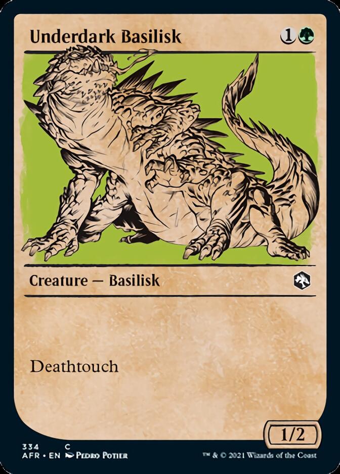 Underdark Basilisk (Showcase) [Dungeons & Dragons: Adventures in the Forgotten Realms] - Magic: The Gathering - Card Brawlers | Quebec | Canada |