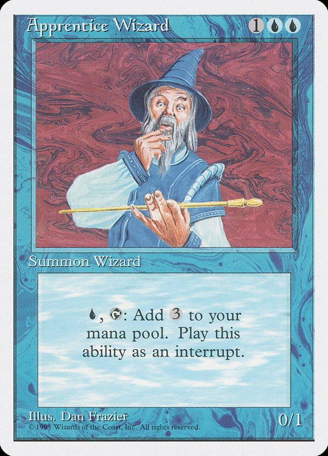 Apprentice Wizard [Fourth Edition] - Magic: The Gathering - Card Brawlers | Quebec | Canada |