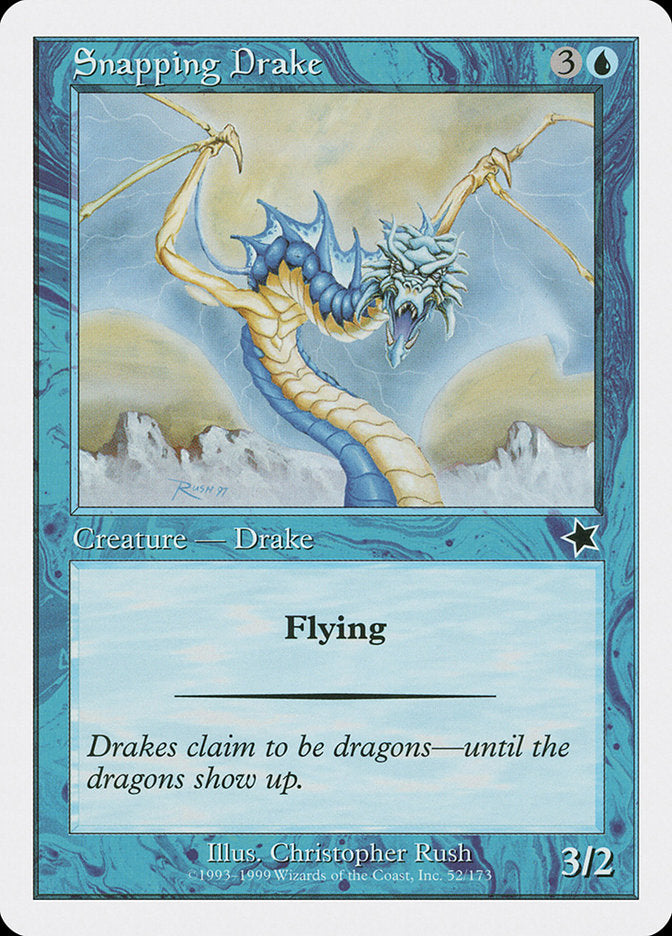 Snapping Drake [Starter 1999] - Magic: The Gathering - Card Brawlers | Quebec | Canada |