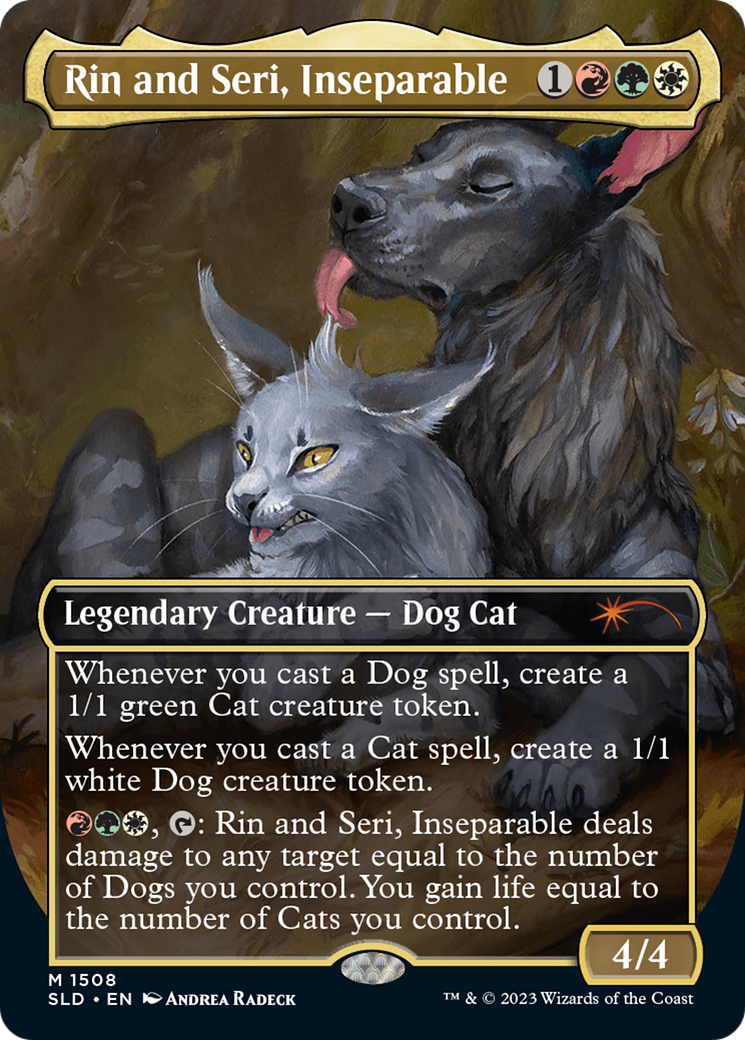 Rin and Seri, Inseparable (1508) // Rin and Seri, Inseparable [Secret Lair Commander Deck: Raining Cats and Dogs] - Magic: The Gathering - Card Brawlers | Quebec | Canada |