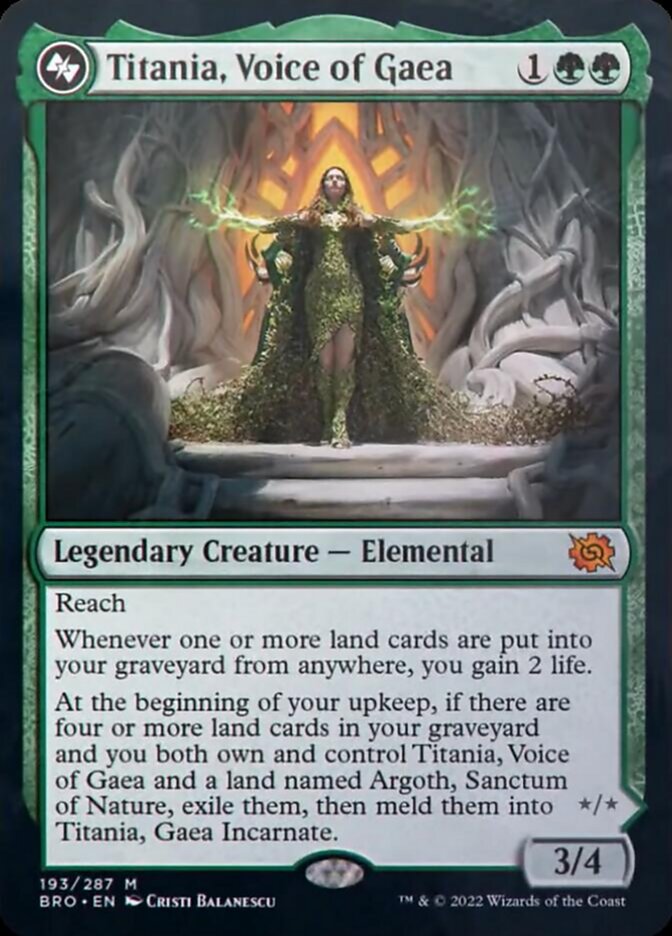Titania, Voice of Gaea [The Brothers' War] - Magic: The Gathering - Card Brawlers | Quebec | Canada |