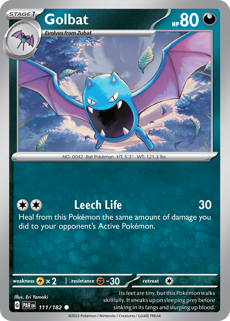 Golbat (111/182) [Scarlet & Violet: Paradox Rift] - Pokémon - Card Brawlers | Quebec | Canada |