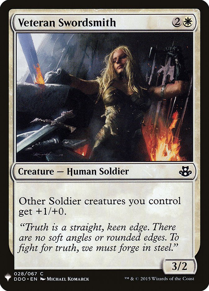 Veteran Swordsmith [Mystery Booster] - Magic: The Gathering - Card Brawlers | Quebec | Canada |