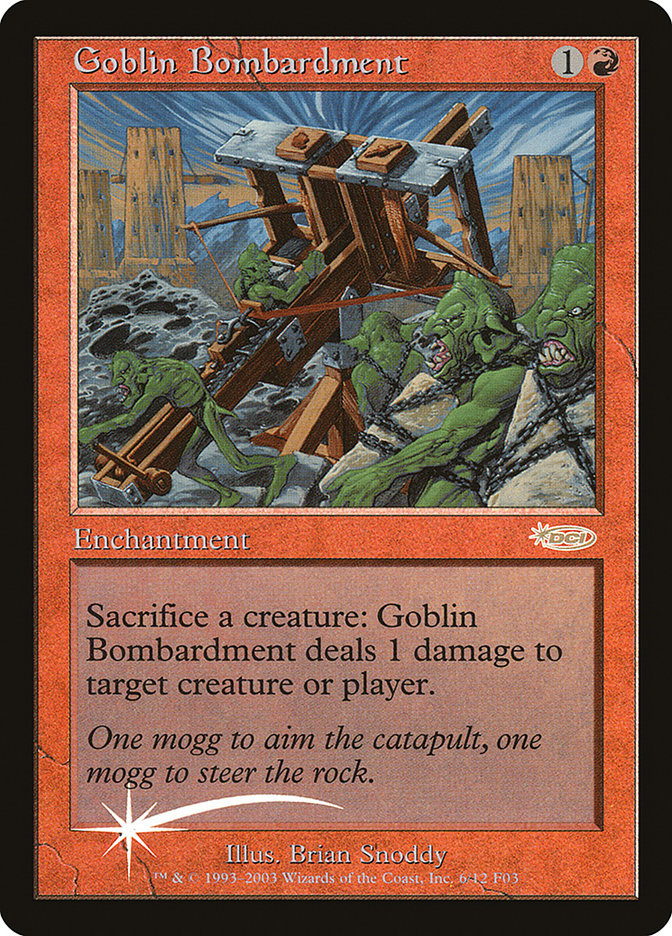 Goblin Bombardment [Friday Night Magic 2003] - Magic: The Gathering - Card Brawlers | Quebec | Canada |