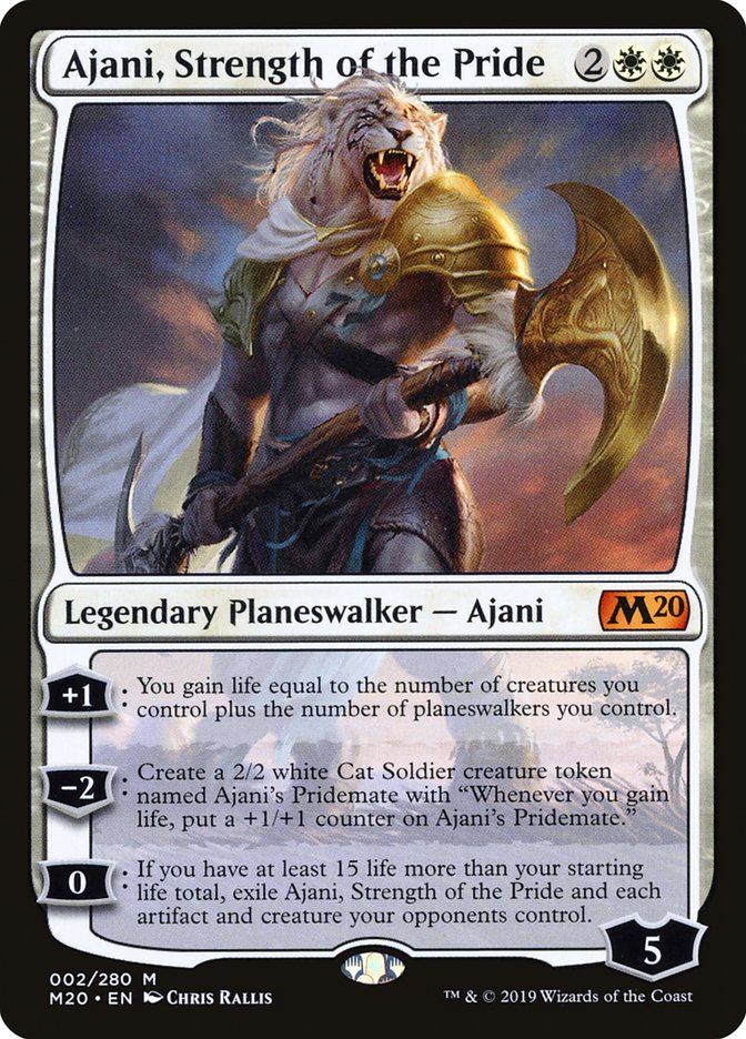 Ajani, Strength of the Pride [Core Set 2020] - Magic: The Gathering - Card Brawlers | Quebec | Canada |