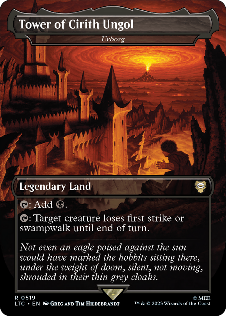 Tower of Cirith Ungol - Urborg (Borderless) [The Lord of the Rings: Tales of Middle-Earth Commander] - Magic: The Gathering - Card Brawlers | Quebec | Canada |