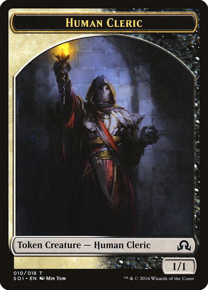 Human Cleric Token [Shadows over Innistrad Tokens] - Magic: The Gathering - Card Brawlers | Quebec | Canada |