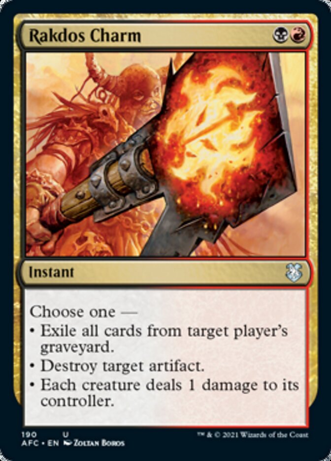 Rakdos Charm [Dungeons & Dragons: Adventures in the Forgotten Realms Commander] - Magic: The Gathering - Card Brawlers | Quebec | Canada |