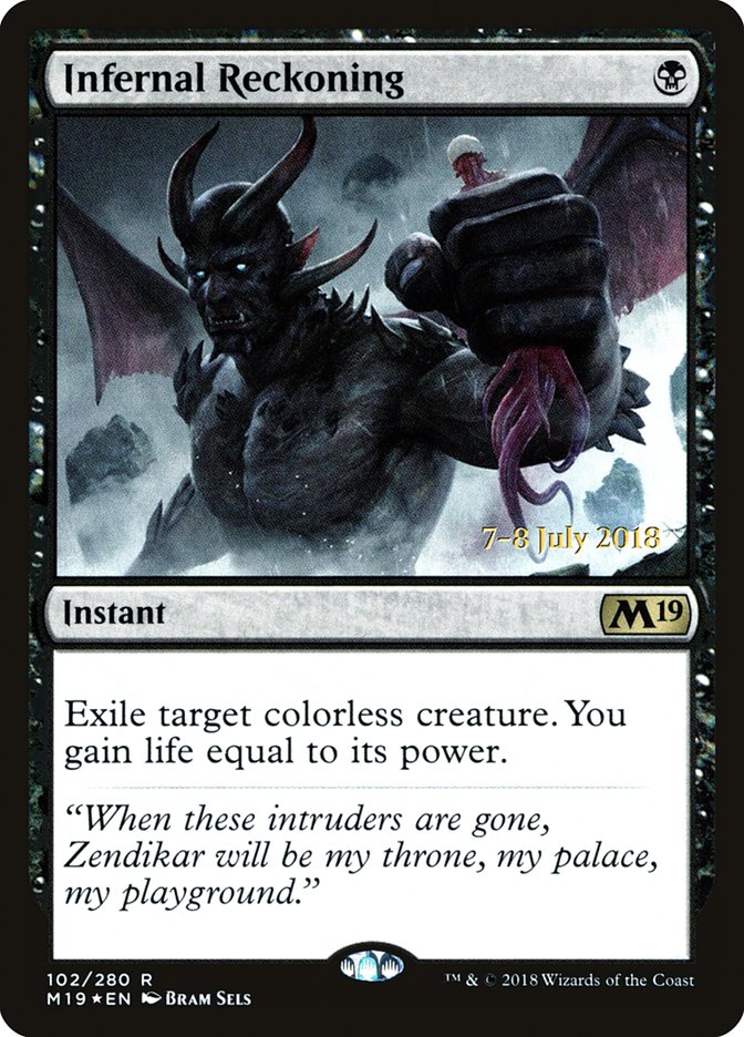 Infernal Reckoning [Core Set 2019 Prerelease Promos] - Magic: The Gathering - Card Brawlers | Quebec | Canada |