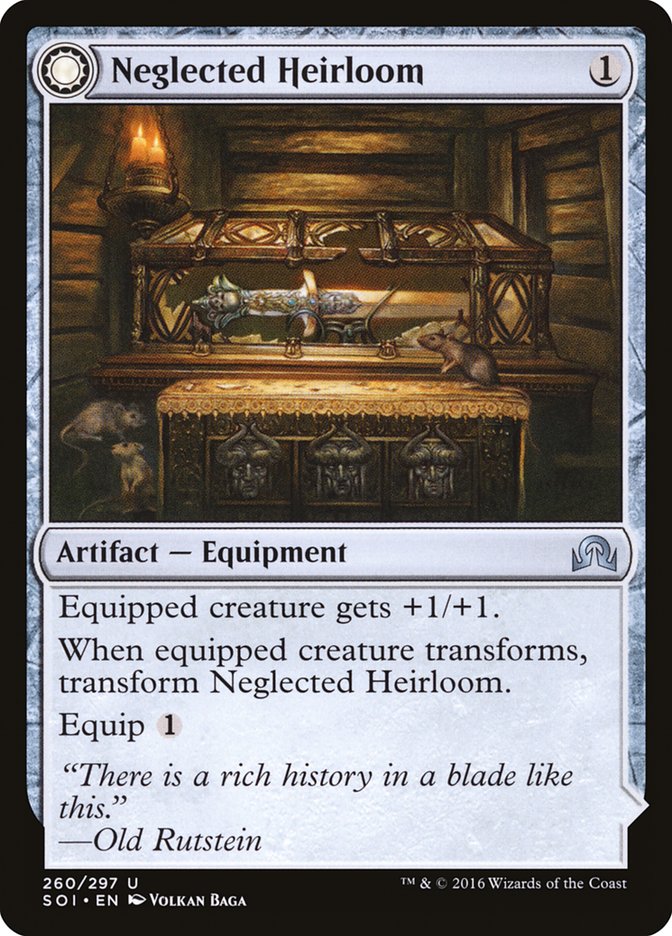 Neglected Heirloom // Ashmouth Blade [Shadows over Innistrad] - Magic: The Gathering - Card Brawlers | Quebec | Canada |