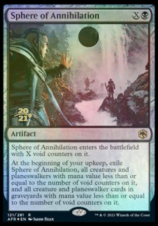 Sphere of Annihilation [Dungeons & Dragons: Adventures in the Forgotten Realms Prerelease Promos] - Magic: The Gathering - Card Brawlers | Quebec | Canada |