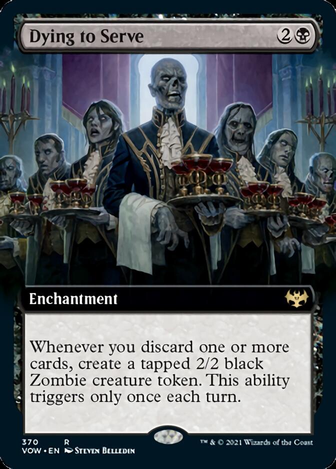 Dying to Serve (Extended Art) [Innistrad: Crimson Vow] - Magic: The Gathering - Card Brawlers | Quebec | Canada |