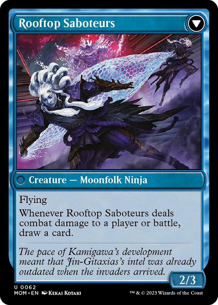Invasion of Kamigawa // Rooftop Saboteurs [March of the Machine] - Magic: The Gathering - Card Brawlers | Quebec | Canada |
