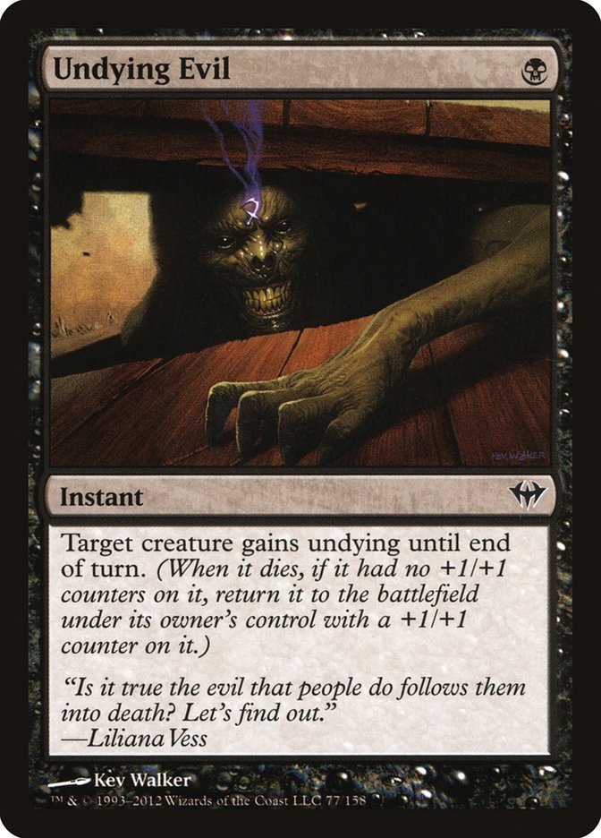 Undying Evil [Dark Ascension] - Magic: The Gathering - Card Brawlers | Quebec | Canada |