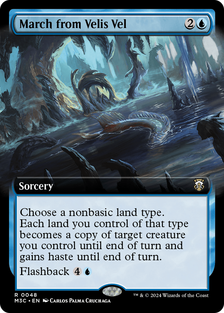 March from Velis Vel (Extended Art) (Ripple Foil) [Modern Horizons 3 Commander] - Magic: The Gathering - Card Brawlers | Quebec | Canada |