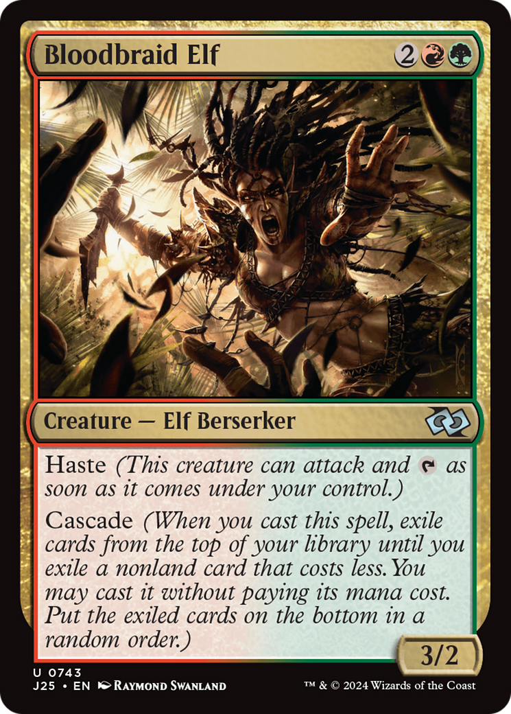 Bloodbraid Elf [Foundations Jumpstart] - Magic: The Gathering - Card Brawlers | Quebec | Canada |