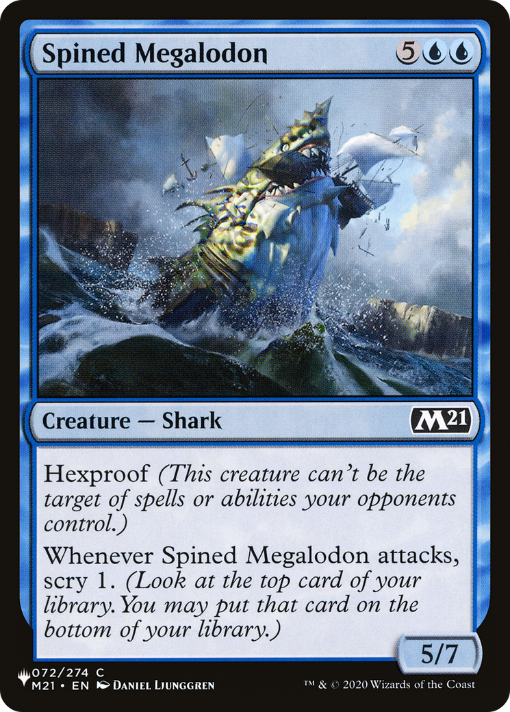 Spined Megalodon [The List] - Magic: The Gathering - Card Brawlers | Quebec | Canada |