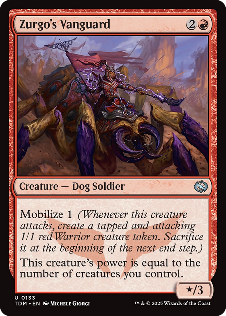 Zurgo's Vanguard [Tarkir: Dragonstorm] - Magic: The Gathering - Card Brawlers | Quebec | Canada |