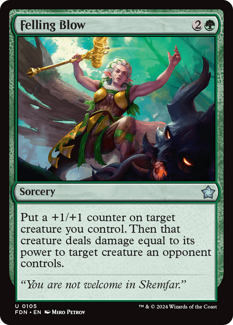 Felling Blow [Foundations] - Magic: The Gathering - Card Brawlers | Quebec | Canada |