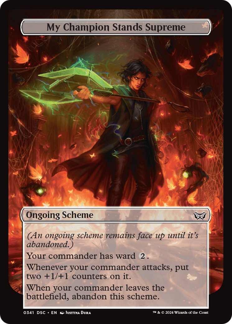 My Champion Stands Supreme (Full Art) [Duskmourn: Archenemy] - Magic: The Gathering - Card Brawlers | Quebec | Canada |