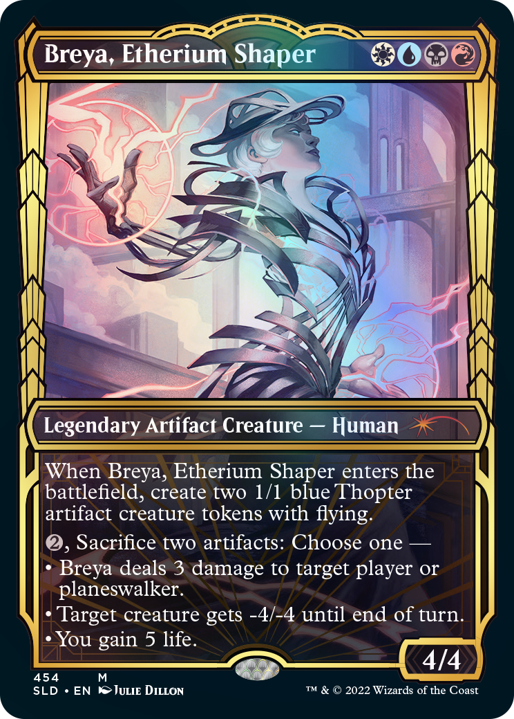 Breya, Etherium Shaper (Showcase Gilded Foil) [Secret Lair Drop Series] - Magic: The Gathering - Card Brawlers | Quebec | Canada |