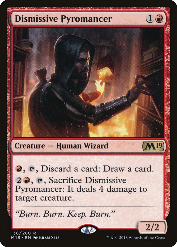 Dismissive Pyromancer [Core Set 2019] - Magic: The Gathering - Card Brawlers | Quebec | Canada |