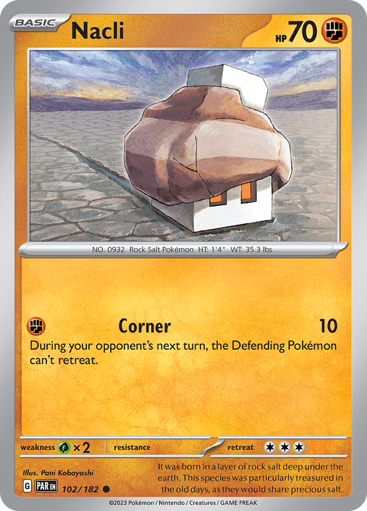 Nacli (102/182) [Scarlet & Violet: Paradox Rift] - Pokémon - Card Brawlers | Quebec | Canada |