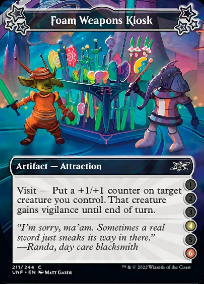 Foam Weapons Kiosk (4-6) [Unfinity] - Magic: The Gathering - Card Brawlers | Quebec | Canada |