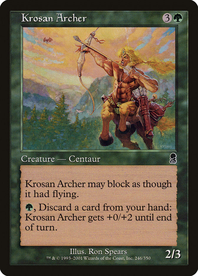 Krosan Archer [Odyssey] - Magic: The Gathering - Card Brawlers | Quebec | Canada |