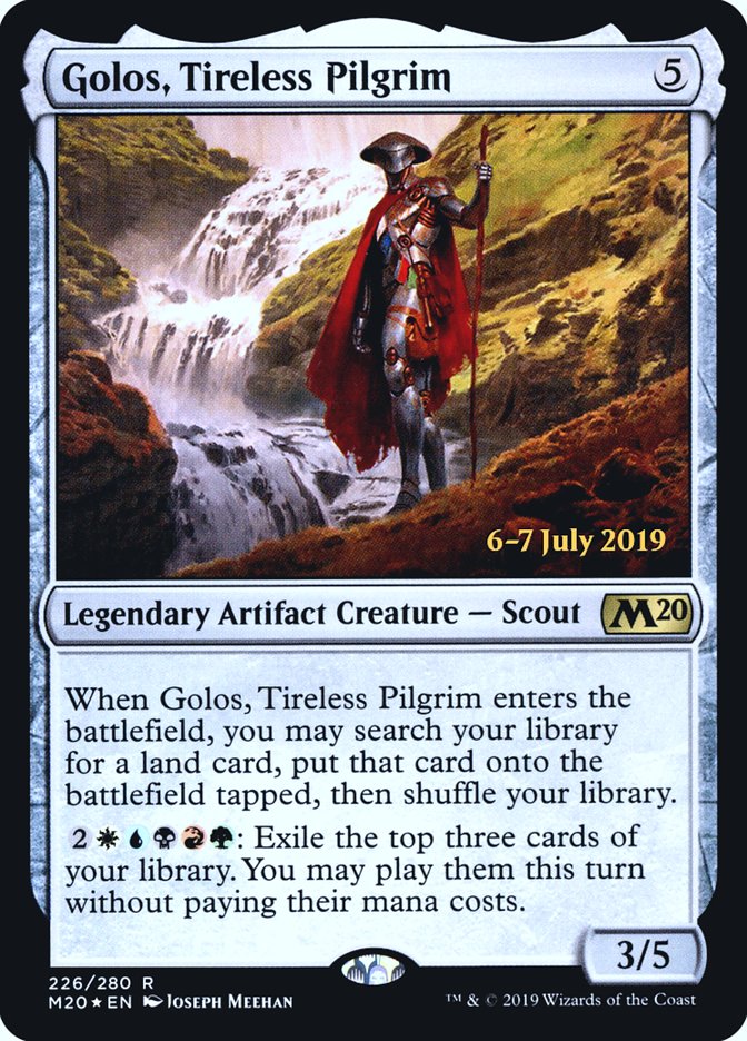 Golos, Tireless Pilgrim [Core Set 2020 Prerelease Promos] - Magic: The Gathering - Card Brawlers | Quebec | Canada |