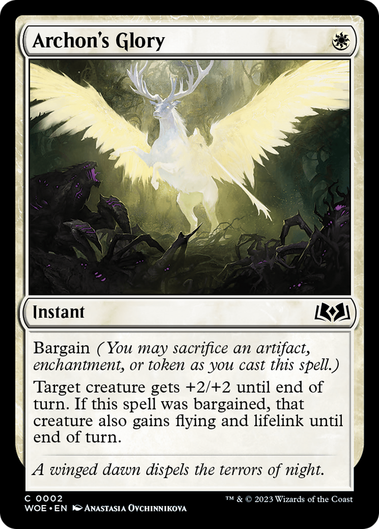 Archon's Glory [Wilds of Eldraine] - Magic: The Gathering - Card Brawlers | Quebec | Canada |