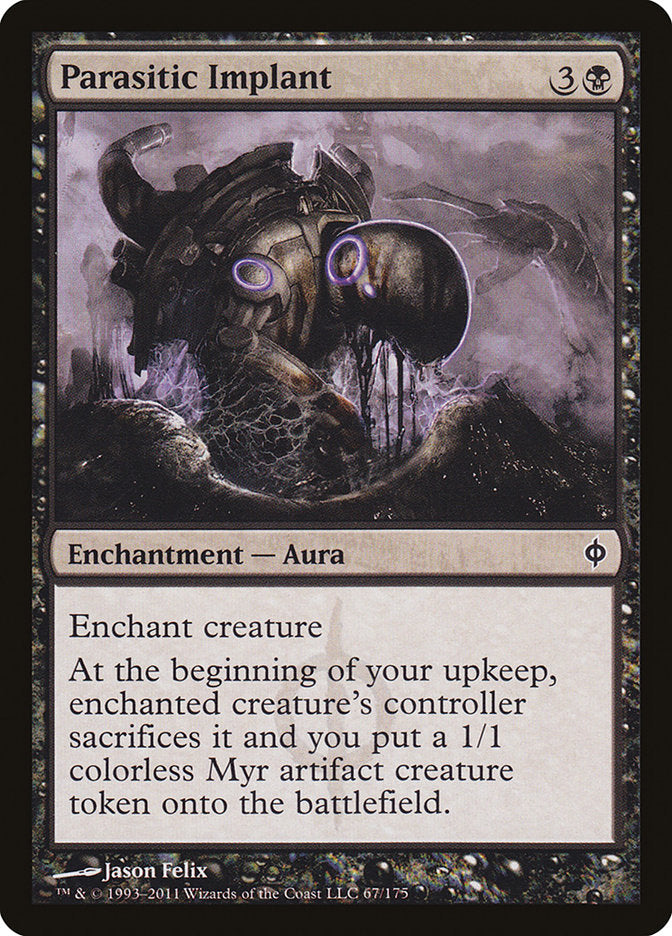 Parasitic Implant [New Phyrexia] - Magic: The Gathering - Card Brawlers | Quebec | Canada |